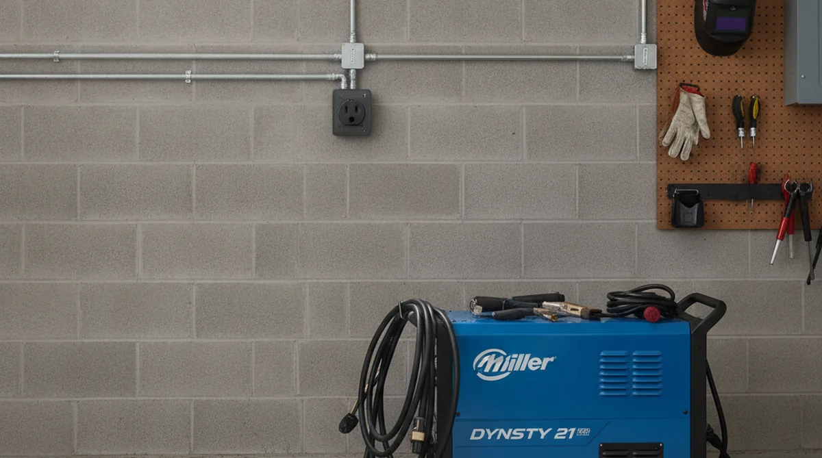 240V outlet installation in Sumter SC garage