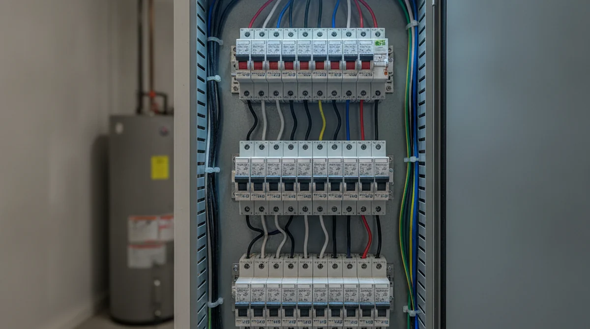 Electrical panel with AFCI and GFCI breakers in Bamberg SC