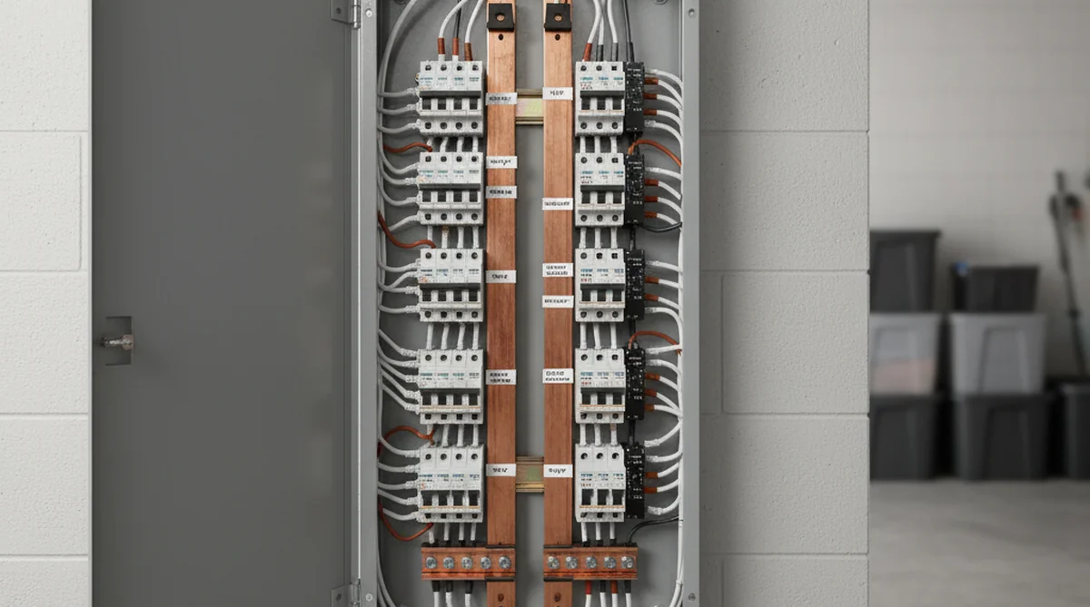 Modern 200-amp electrical panel upgrade in Orangeburg home