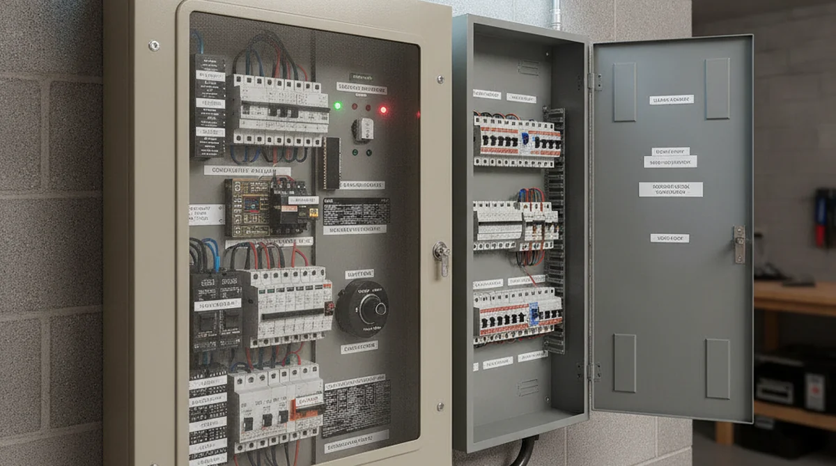 Generator transfer switch installation in Orangeburg home