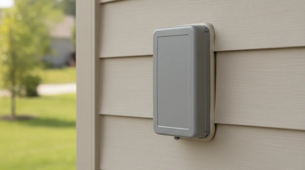 Outdoor weatherproof outlet in Norway SC