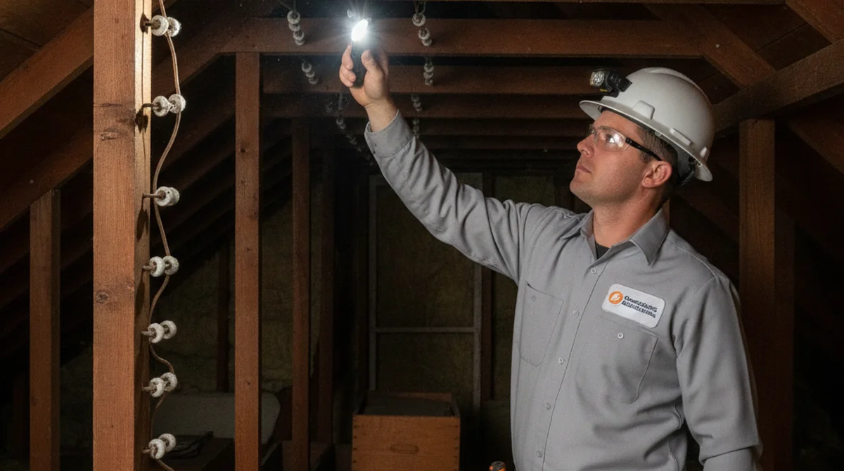 Knob and tube wiring inspection in Orangeburg SC