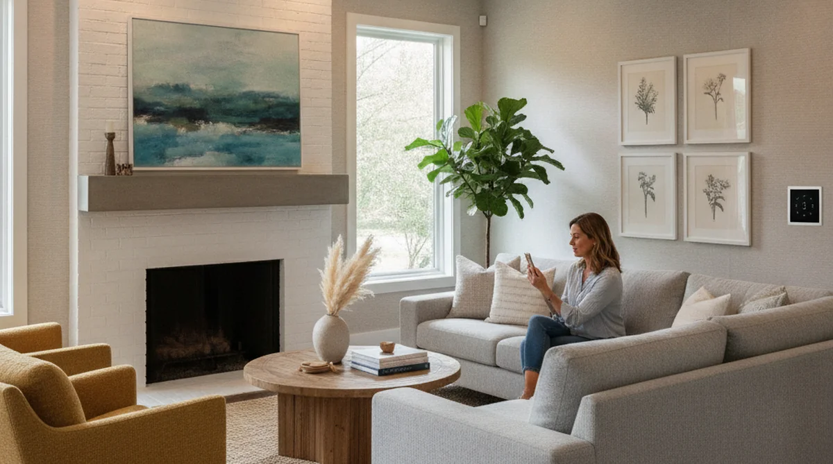 Smart home lighting system installation in Sumter SC home