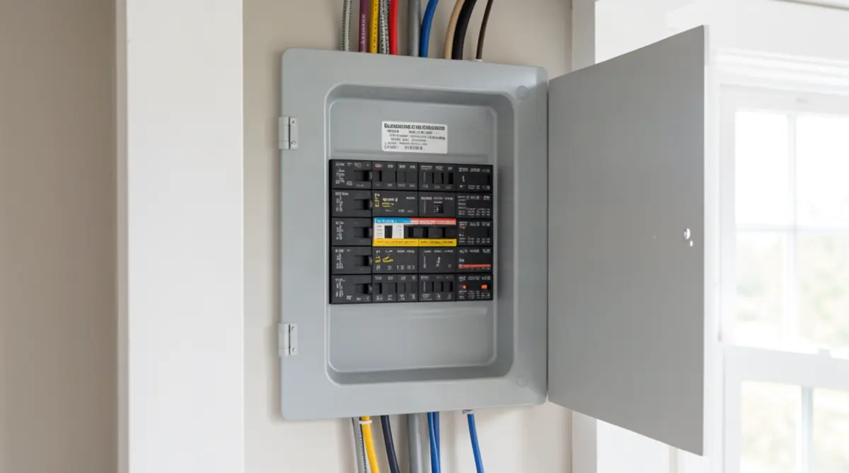 Tripped circuit breaker in a Sumter SC home electrical panel