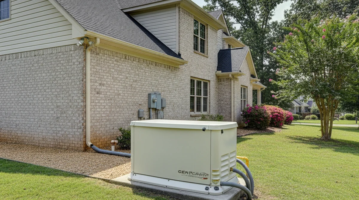 Whole-home standby generator installation in Orangeburg SC